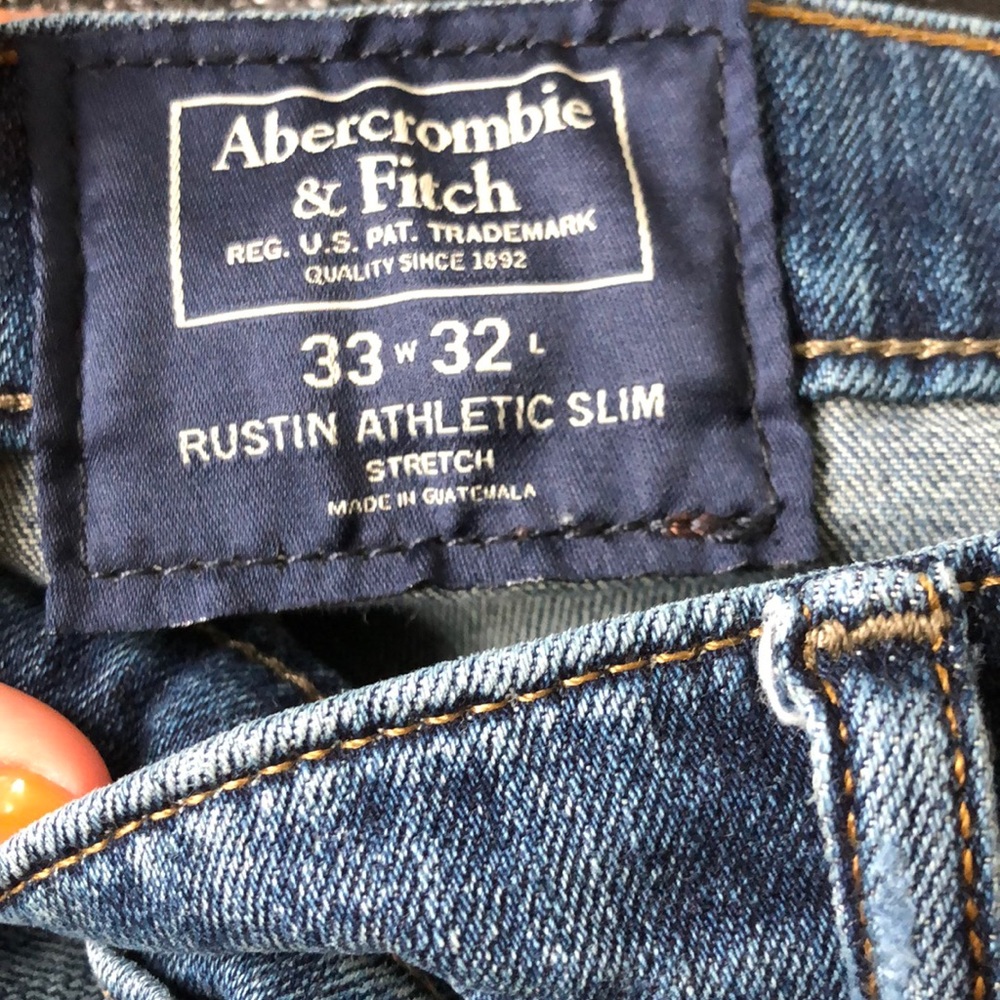 Abercrombie men’s athletic slim jeans